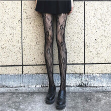 (black, B15 Flower, One Size) White Lace Bow Flower Fishnet Stockings - Sexy Black Silk Pantyhose