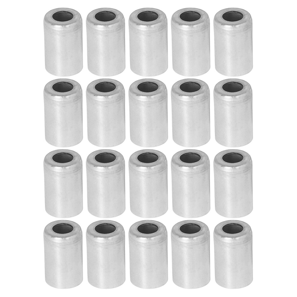 (As Show, One Size) 20Pcs Air Conditioning Hose Aluminum Cover Strong Strength Air Conditioning Joint Cover For Car 1/2In 4909775552386