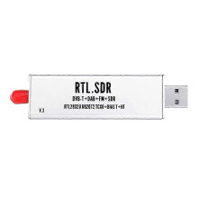 (As show, One size) 0.1MHz-1.7GHz TCXO RTL SDR Receiver R820T2 USB RTL-SDR Dongle with 0.5Ppm TCXO SMA MJZSEE A300U Tes