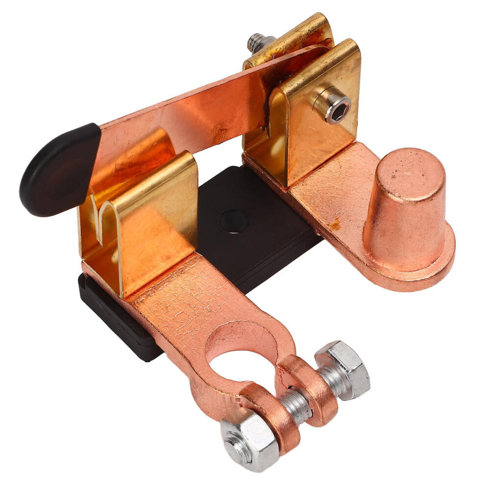 (As Show, One Size) Vertical Knife Blade Negative Battery Disconnect Switch Master Cut Off Isolator For Car Vehicle Rv Atv Boat 4909775552362