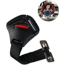 (As show, One size) Car Seat Safety Buckle, Fixed Locking Buckle with Seat Belt Clip, Harness for Babies, Toddlers and Kids