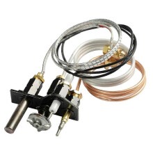 (As show, One size) 69L17 Pilot Assembly compatible with Natural Gas Fireplace Replaces 69L1701, 904405, J4117, NG SIT Pilot compatible with IH