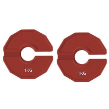 (As show, One size) 2PCS Gym Micro-Type Plates Dumbbell Fractional Weight Plate Rubber Fractional Weight Plates Add-on