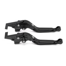 (As show, One size) Motorcycle Adjustable Brake Clutch Lever CNC Aluminum Alloy Replacement for YAMAHA TMAX 530 20122019Black