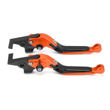 (As show, One size) Motorcycle Adjustable Brake Clutch Lever CNC Aluminum Alloy Replacement for YAMAHA TMAX 530 20122019Orange