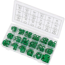 (As show, One size) 270PCS O-Rings Kit 18 Size Hydraulic Air Conditioning Replacement Seals Good Seal On Hose Fittings For Door, Window, Appliances, Bearing, Pump Repair
