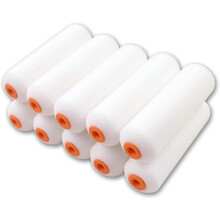 (As show, One size) 10 Pack High Density Foam Mini Sleeves for 110mm Roller Ideal for high gloss coatings on smooth surface11cm