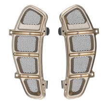 (As show, One size) Pair Motorcycle Radiator Guard Grille Bezel Cover Fit for Piaggio VESPA GTS 250/300 2013-2020