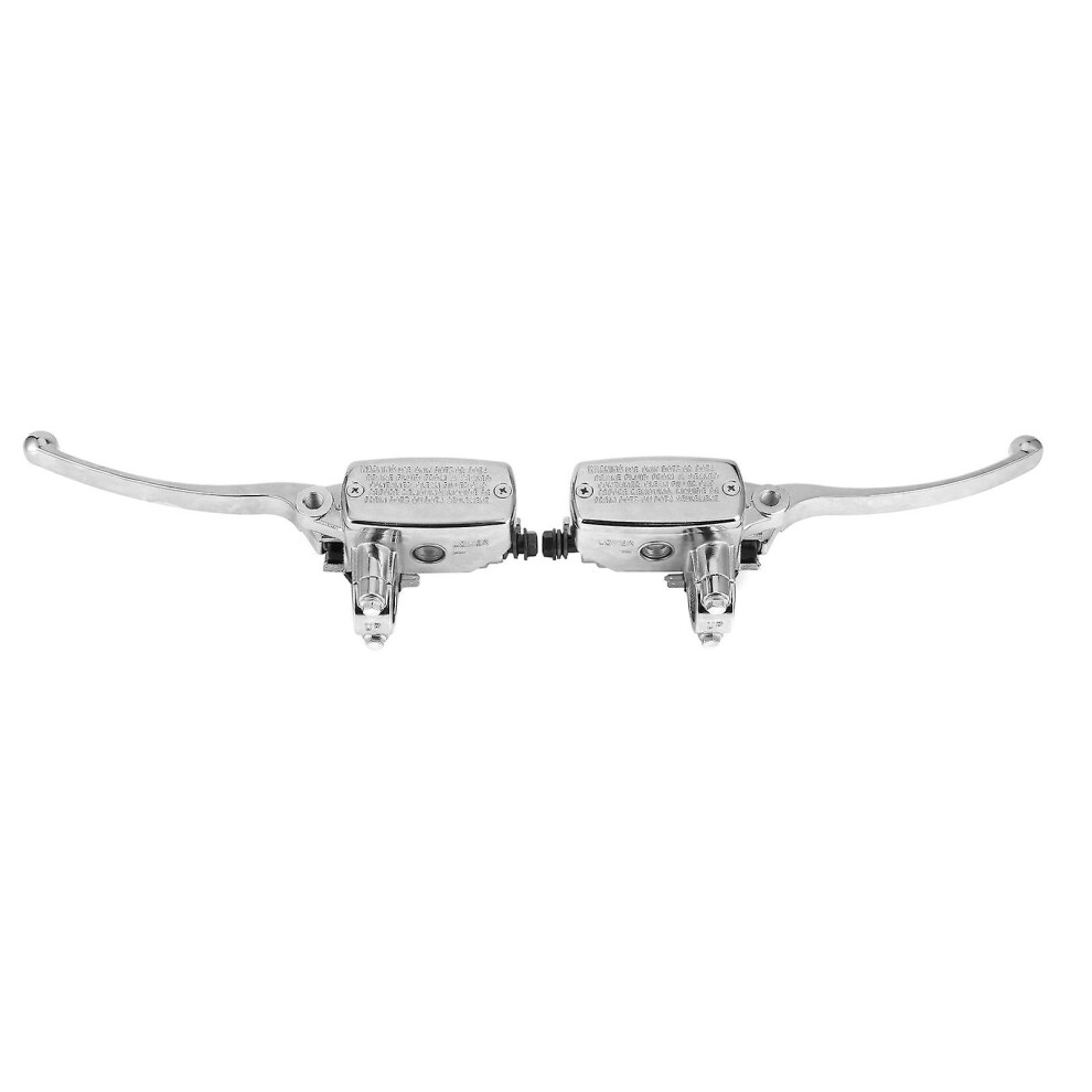 (As Show, One Size) Hydraulic Brake Clutch Master Cylinder Pump Lever Universal For Motorcycle With 7/8In Handlebars 4909775630169