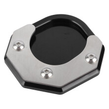 (As show, One size) Motorcycle Side Stand Pad Enlarger Extension Pad Fit for YAMAHA TRICKER 2004-2018