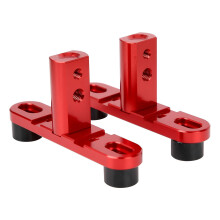 (As show, One size) Motorcycle Front Wheel Spotlights Bracket Mount Fit for Yamaha Xmax300/Nmax155/Aerox Nvx155Red