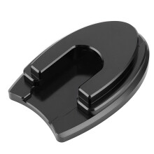 (As show, One size) Kickstand Foot Extension Pad Side Stand Support Enlarger Fit for Honda PCX 125/150 2018-2019Black