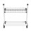 Fishing Rod Holder Display Rack Collection Stand Adjustable Height 5