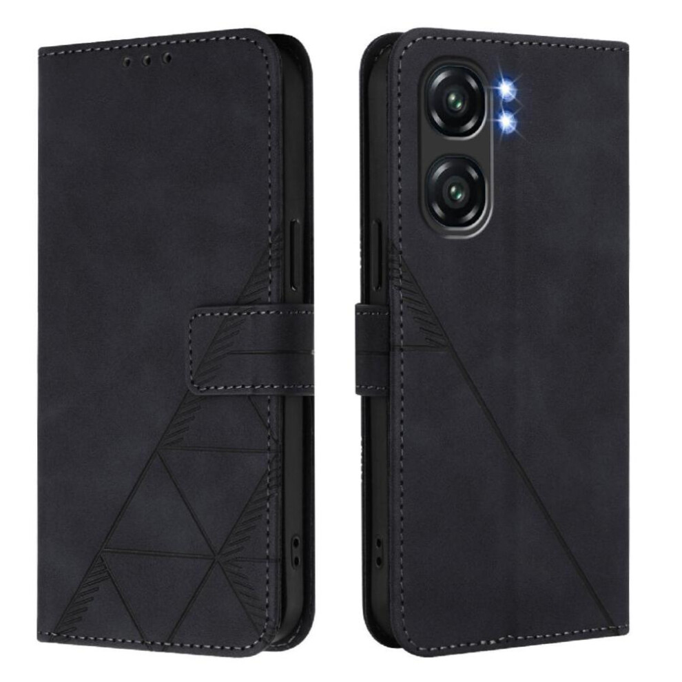 (Black) Case For Oukitel C58 Pro Pu Leather Wallet Cover Flip Folio Book Protective Credit Card Holder Black 764563483464