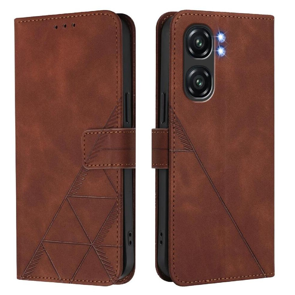 (Brown) Case For Oukitel C58 Pro Pu Leather Wallet Cover Flip Folio Book Protective Credit Card Holder Brown 764563483433