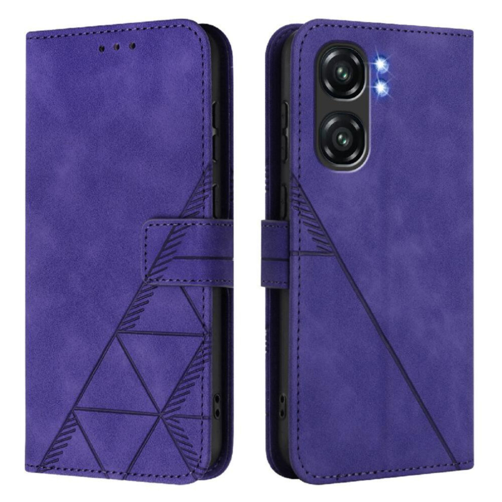 (Purple) Case For Oukitel C58 Pro Pu Leather Wallet Cover Flip Folio Book Protective Credit Card Holder Purple 764563483471