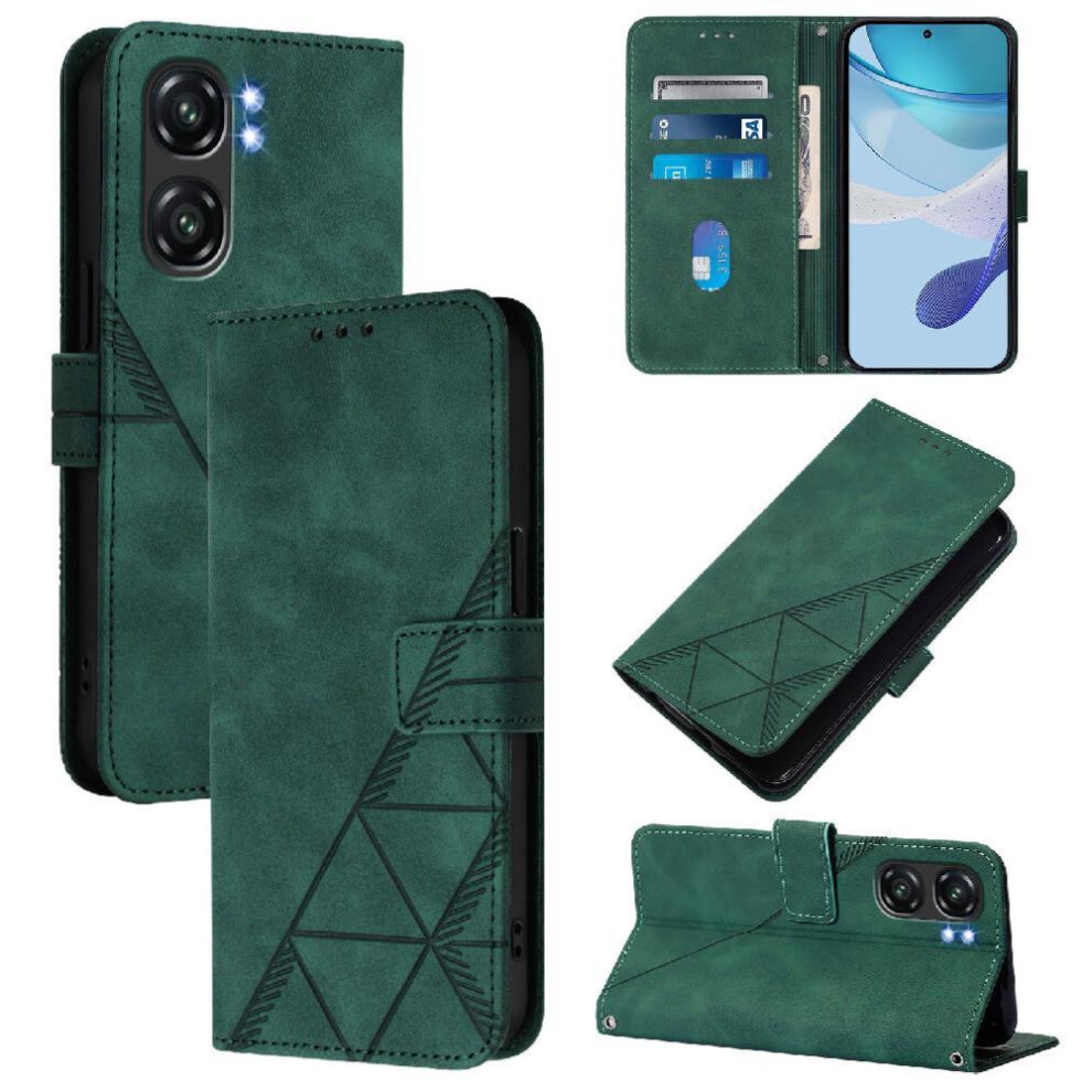 (Green) Case For Oukitel C58 Credit Card Holder Wallet Cover Pu Leather Flip Folio Book Protective Green 764563483549