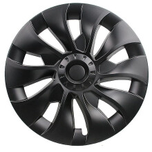 (As show, One size) Model 3 Wheel Cover 18 Inch, Hub Cap Full Cover Replacement Accessories compatible - Matte Black (Right)-C8