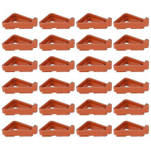 (As show, One size) Flower/Plant , 24PCS Invisible Flower Pot Risers Feet Lifters Toes Lifters Supports Suitable Sector-C8