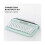 (As show, One size) Wireless Typewriter Keyboard Retro Bluetooth Keyboard USB Mechanical Keycaps compatible with Desktop PC/Laptop- 4