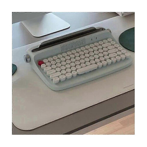(As show, One size) Wireless Typewriter Keyboard Retro Bluetooth Keyboard USB Mechanical Keycaps compatible with Desktop PC/Laptop- 2