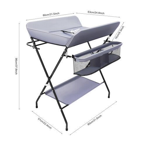 Oxford Clothbaby Diaper Changing Table Foldable Infant Changing Table 1