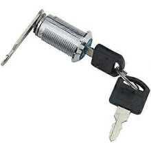 (As show, One size) Cam Lock with Drawer Lock with 2 Keys for Mailbox, Drawer, Cupboard, Cabinet, Silver30mm