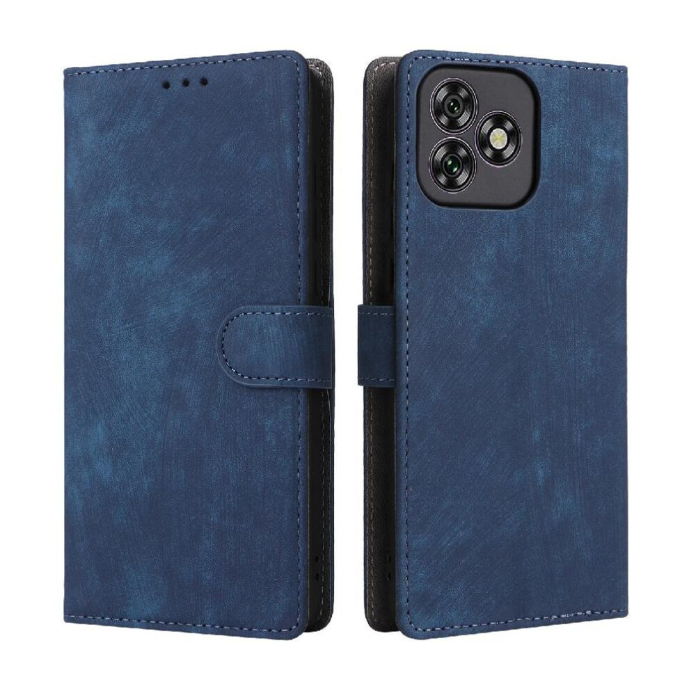 (Blue) Case For Oukitel C53 Card Slots Cover Flip Folio Wallet Magnetic Closure Pu Leather Rfid Blocking Blue 764563485949