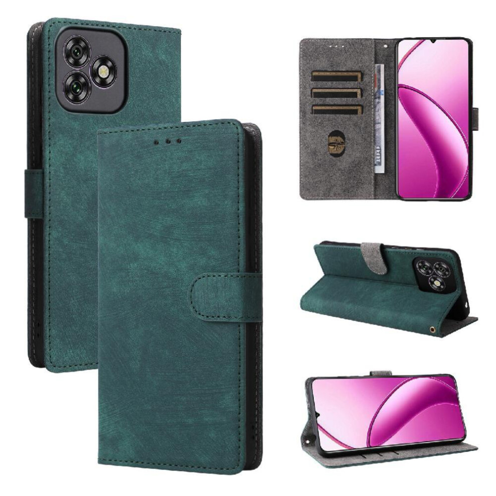 (Green) Case For Oukitel C53 Card Slots Cover Flip Folio Wallet Magnetic Closure Pu Leather Rfid Blocking Green 764563485932