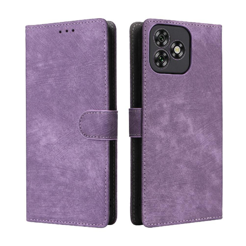 (Purple) Case For Oukitel C53 Card Slots Cover Flip Folio Wallet Magnetic Closure Pu Leather Rfid Blocking Purple 764563485925