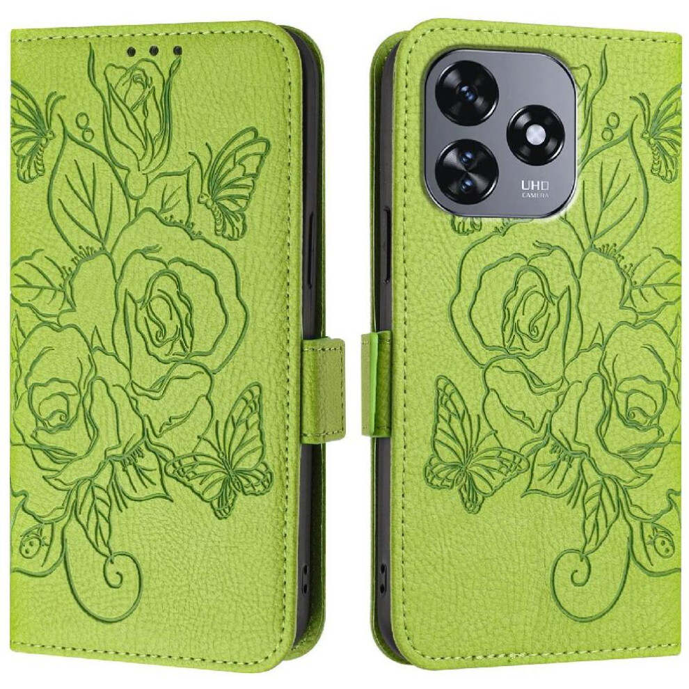 (Green) Case For Oukitel C51 With Credit Card Slot Magnetic Wallet Pu Leather Green 764563486588