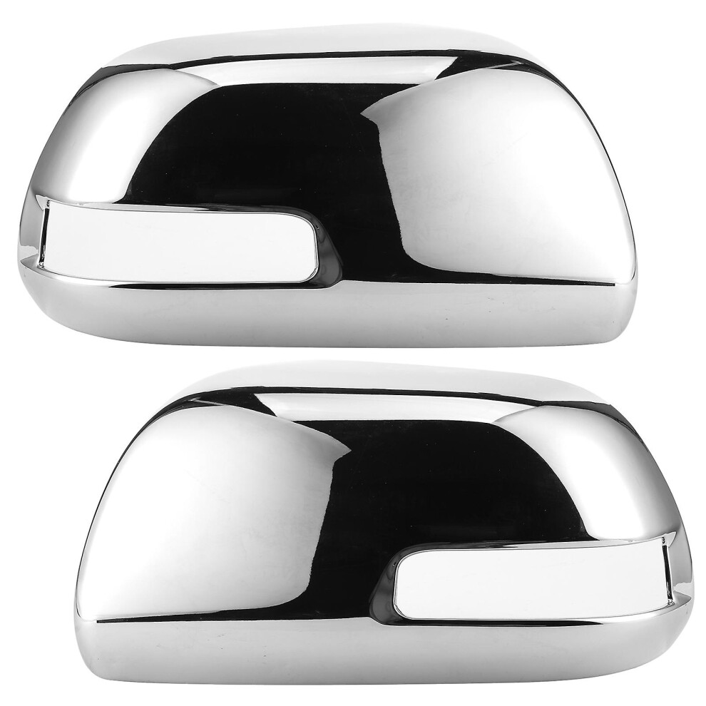 (As Show, One Size) 2Pcs Rearview Mirror Cover Electroplating Decorative Cap Fit Compatible Sienna 2013-2020 4909775544473