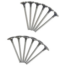 (As show, One size) 12Pcs Inlet Exhaust Valve compatible with C3 C4 208 3008 HNX HNY 9801960980 539042 R6936 9807645980 9675073180