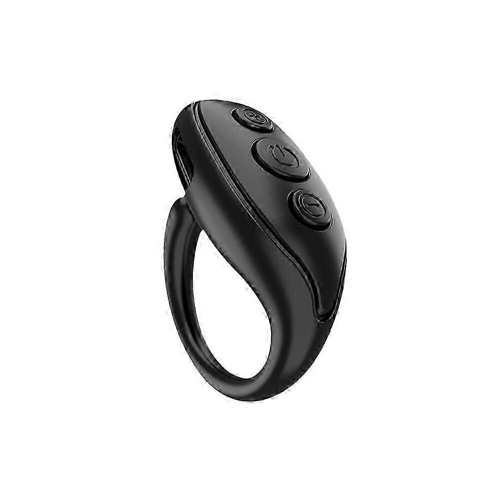 (As Show, One Size) Bluetooth 5.3 Fingertip Remote Control Ring Selfie Photo Page Turner Flipping Video Controller Compatible With Phone Apps 4909775722024
