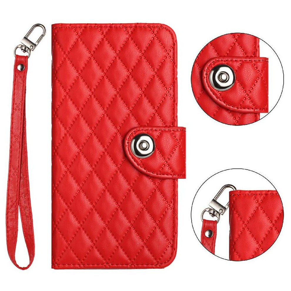 (Pink) Case For Oukitel C51 Wrist Strip Wallet Cover Card Holder Shockproof Stylish Protective Pink 764563486830