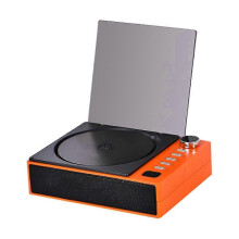 (As show, One size) Portable CD Player Bluetooth Digital Optical Output Audiophile Audio Player Built-in 2000mAh High Capacity Battery B