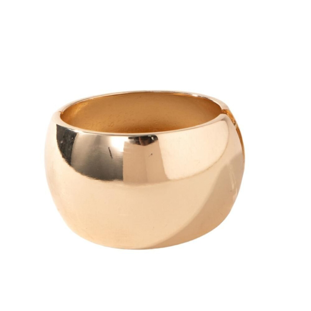 (Metal) Vintage Chunky Bracelets Women Transparent Wood Hand Ring Creative Resin Exaggerate Bangles  Girls