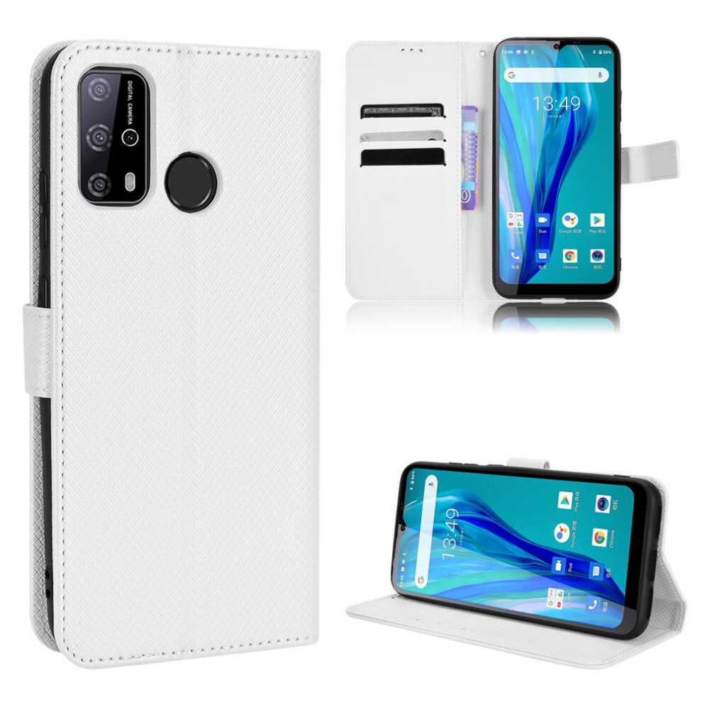 (White) Case For Oukitel C23 Pro Kickstand Card Holder Cover Magnetic Wallet White 764563489558