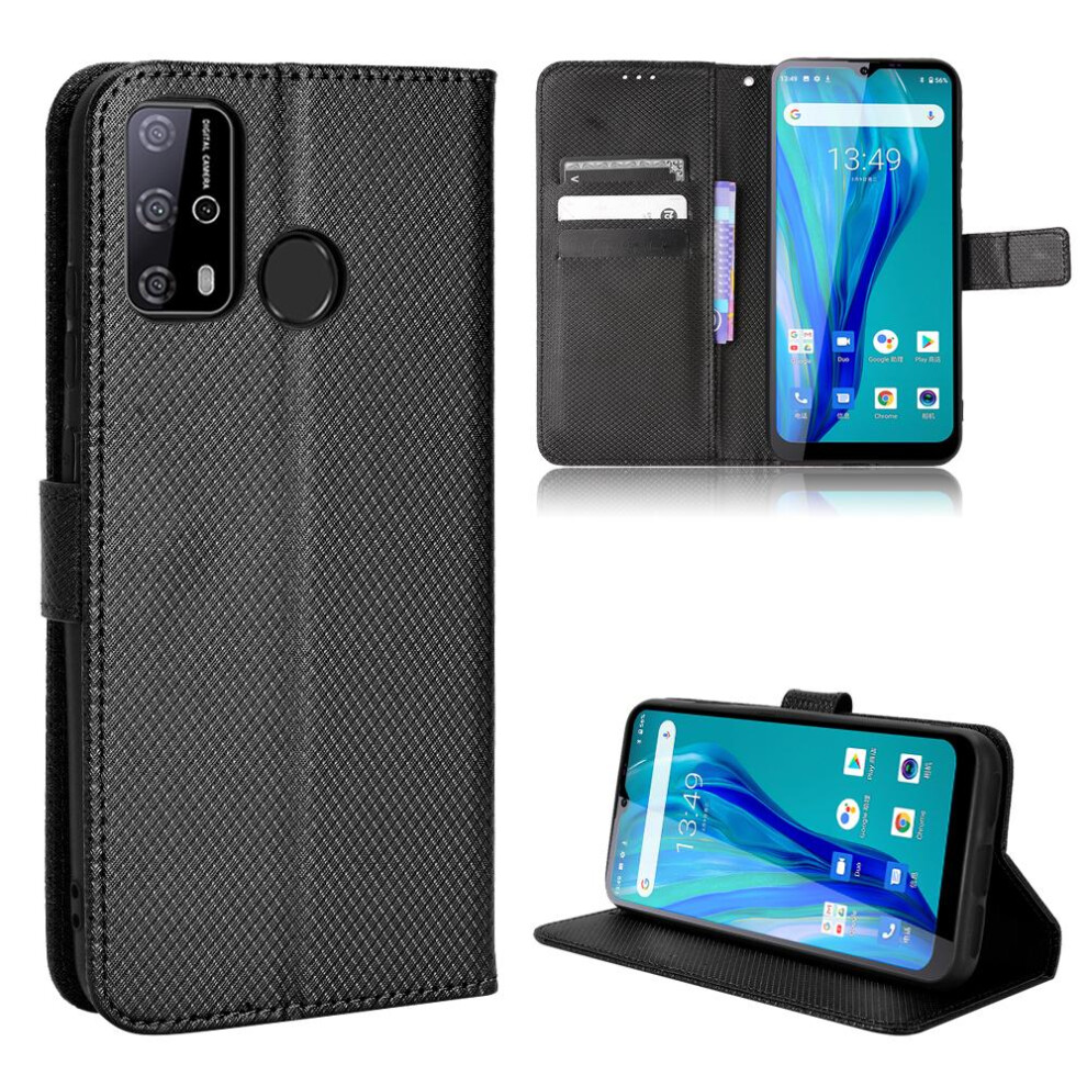 (Black) Case For Oukitel C23 Pro Kickstand Card Holder Cover Magnetic Wallet Black 764563489572