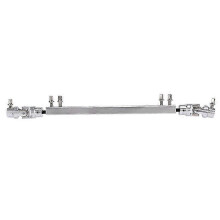 (As show, One size) Double Kick Drum Pedal Drive Shaft Pedal Arm Linking Bar Drum Connecting Rod