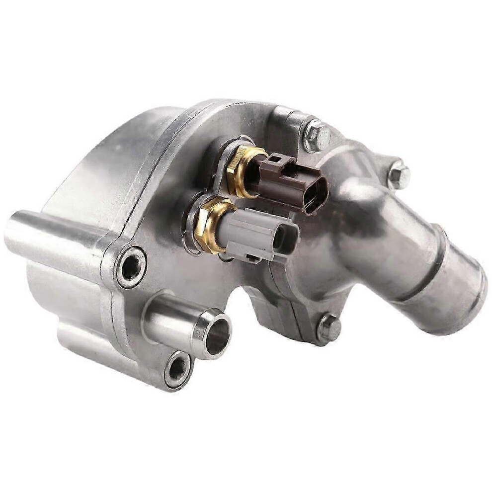 (As Show, One Size) Aluminium Thermostat Housing Compatible With Explorer 4.0L V6 Cover 2L2z8575aa 2005-2010 With Sensors Compatible With Mountaineer 4909775723717