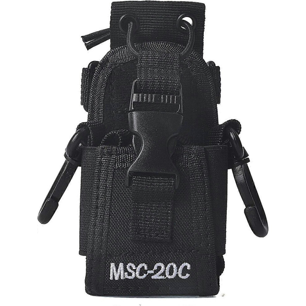 (As Show, One Size) Adjustable Multifunction Holster Compatible With Kenwood Yaesu Icom Motorola Baofeng Uv5r Uv82 Tyt Uv5ra Hyt 888S 4909775495478