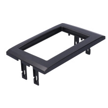 (As show, One size) 2Din Center Control DVD Fascia Stereo Radio Navigation Panel Frame Fit Compatible XC90 2002-2015