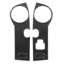 (As show, One size) 4Pcs Door Armrest Panel Cover Decor Carbon Fiber Trim Fit Compatible Mazda MX5/Roadster NC 20092015RHD