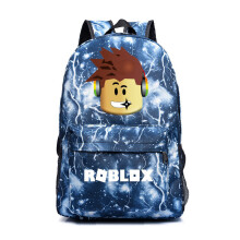 (Lightning Blue) Roblox Backpack Mochila Kids Capacity Bags-2