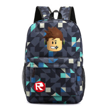 (Diamond blue 5) Roblox Backpack Mochila Kids Capacity Bags-1