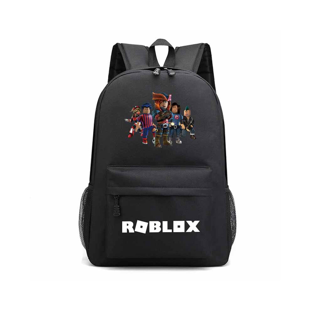 Deyaah (Black 3) Roblox Backpack Mochila Kids Capacity Bags