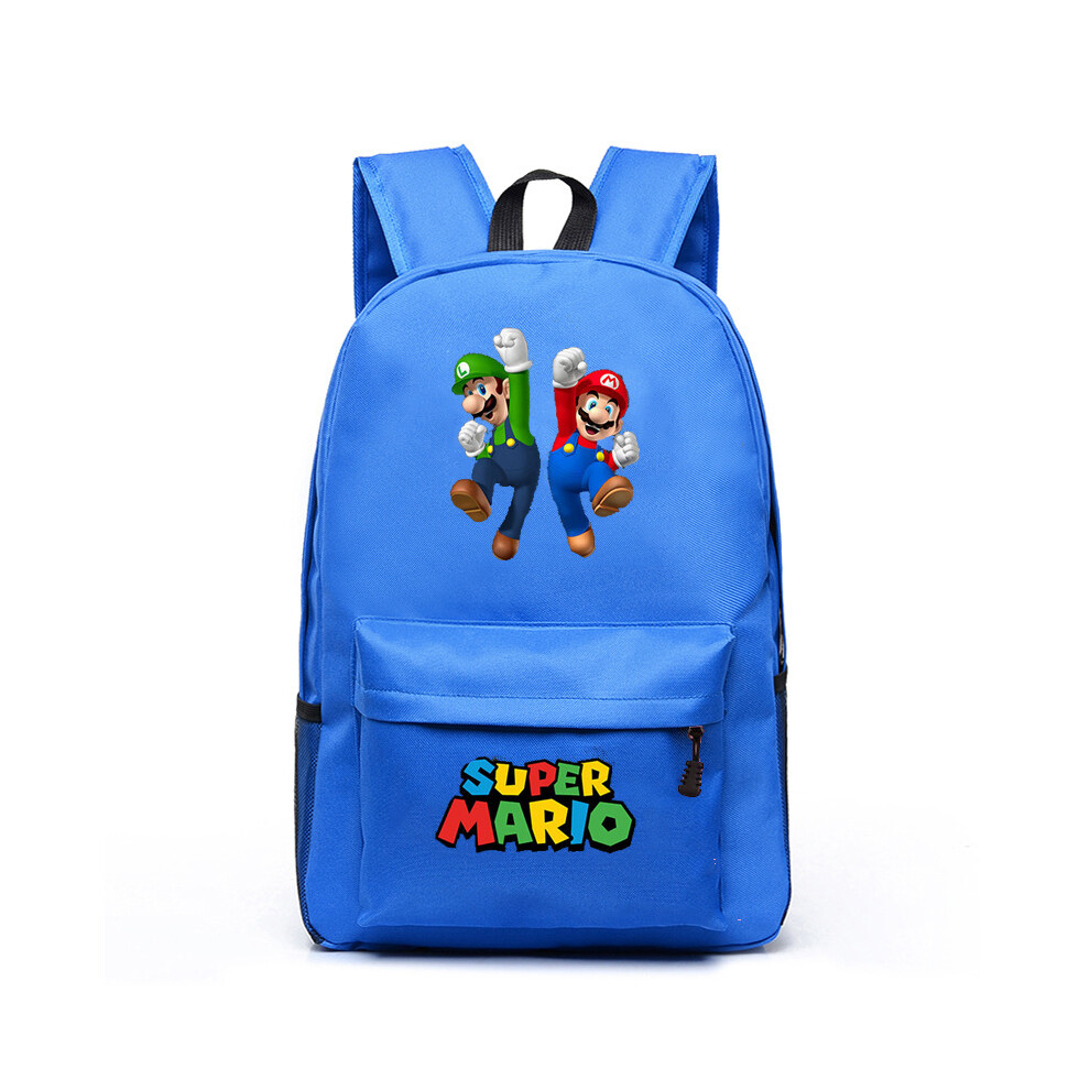 Deyaah (Royal Blue 2) Mario Backpack Mochila Kids Capacity Bags