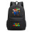(black) Mario Backpack Mochila Kids Capacity Bags 1