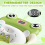 Baby Bath Tub with Bath Cushion Foldable Bathtub with 3
